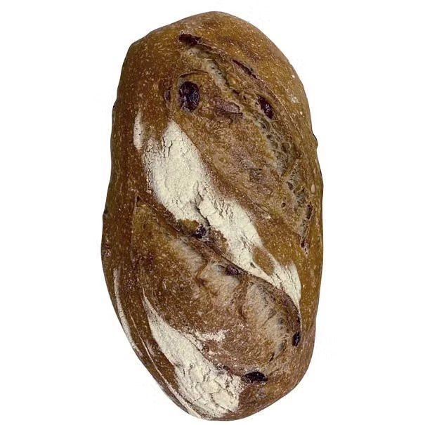 לחם מחמצת כפרי עם חמוציות 12*550גרם
