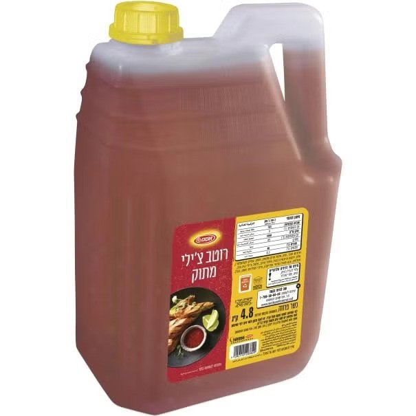 אסם רוטב צ'ילי מתוק חדש 2*4ליטר