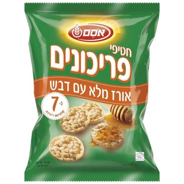 חטיפי פריכונים אורז ודבש