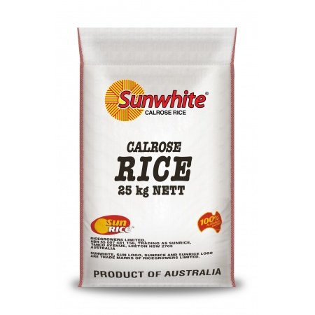 אורז  אוסטרלי SUNWHITE 25 ק"ג